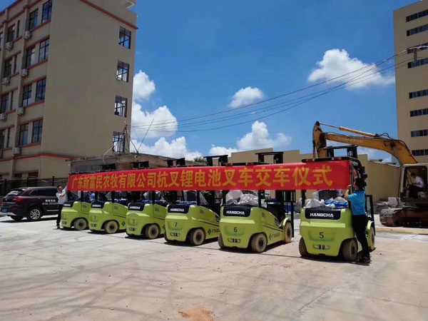 廣東新富民農(nóng)牧有限公司采購杭州叉車案例 廣東新富民農(nóng)牧有限公司采購杭州叉車案例